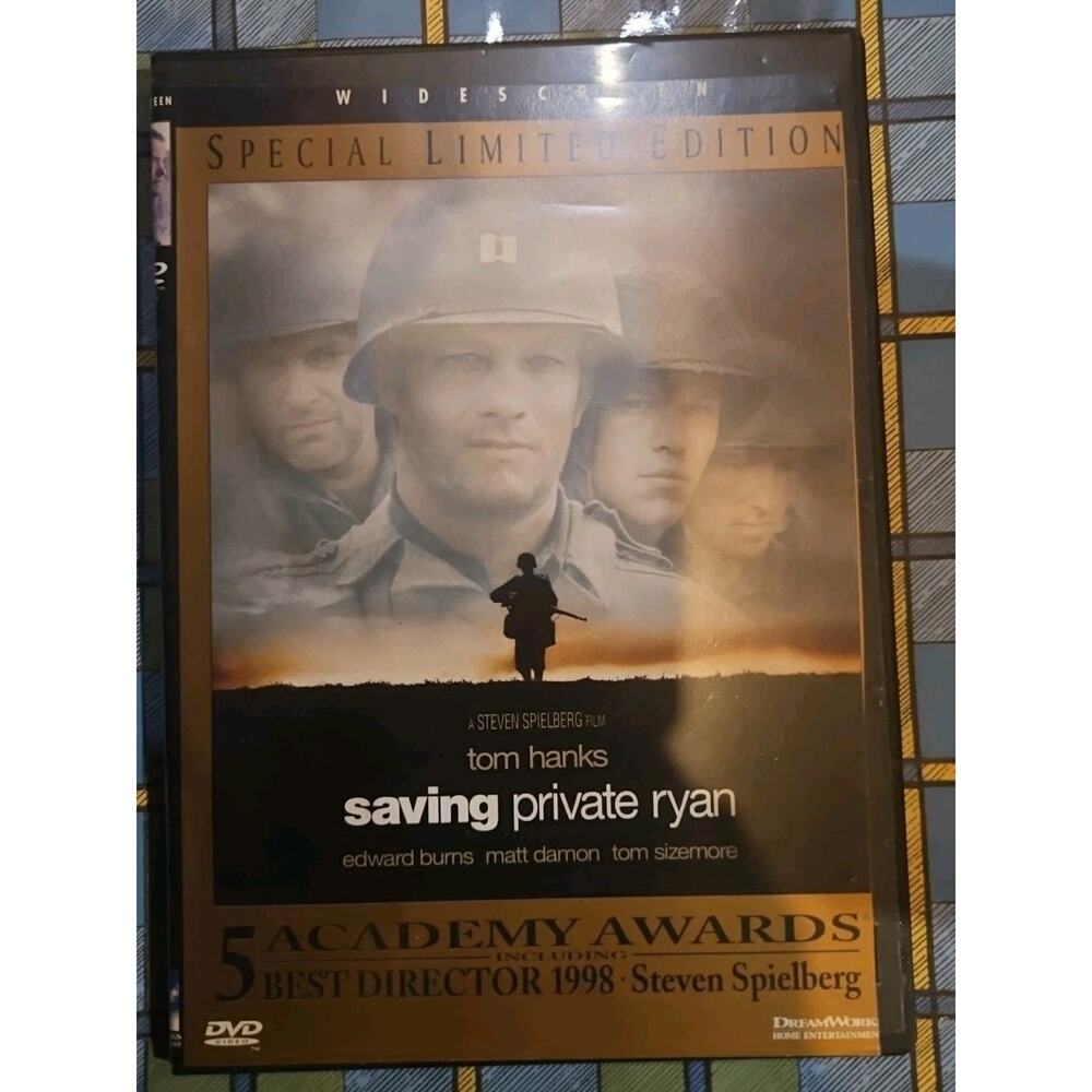 Saving Private Ryan (DVD, 1998) Tested cropped, artwork slim case.